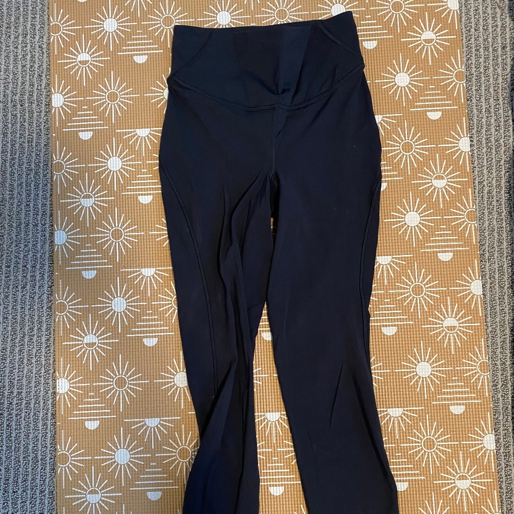 Size 4 Lululemon Wunder Train High Rise Crop 23”